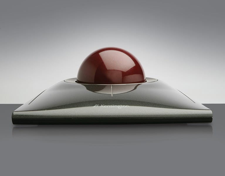 Slimblade Trackball on white background.