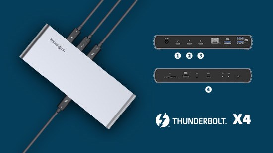 Overhead view of SD5700t docking station.